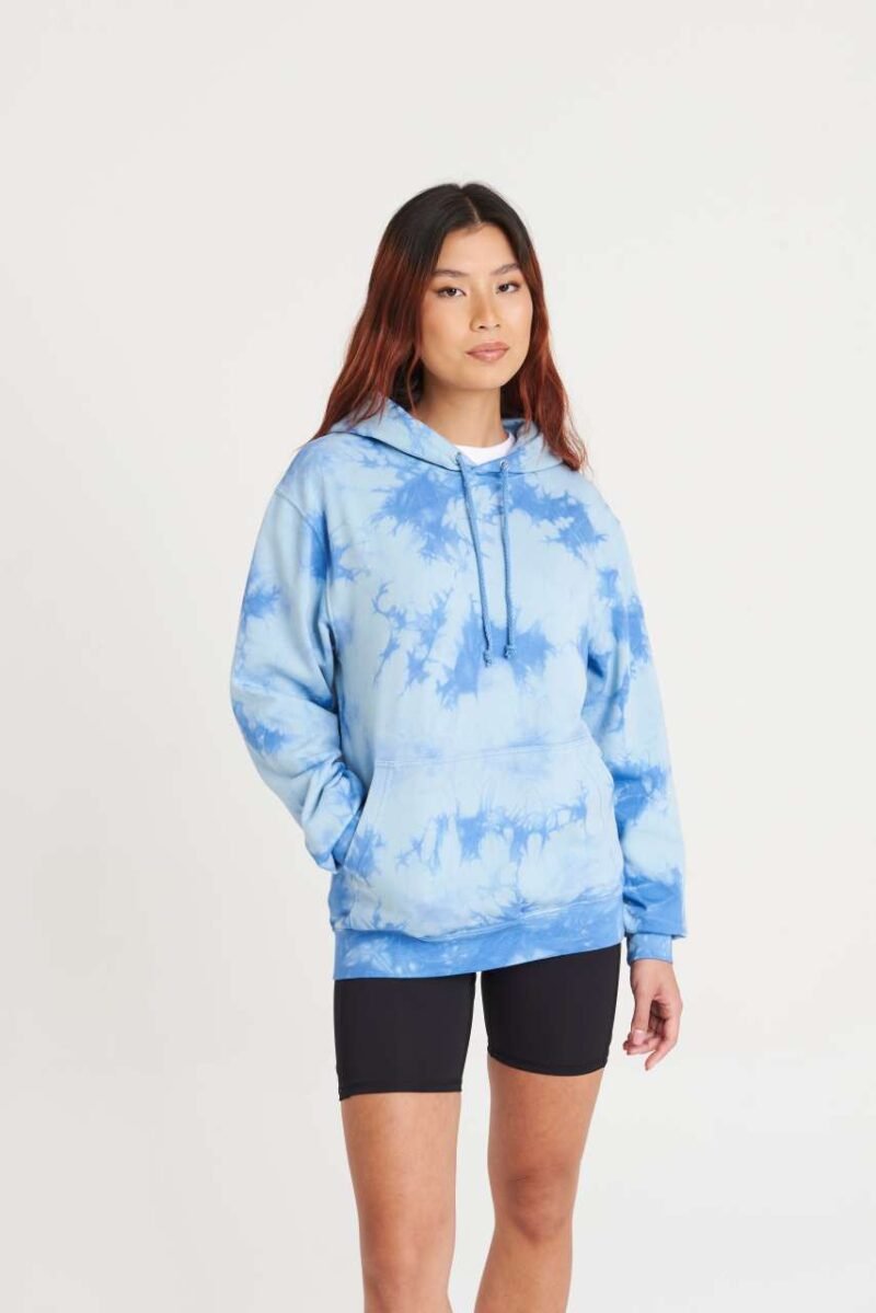 Batikovaná mikina Blue Cloud
