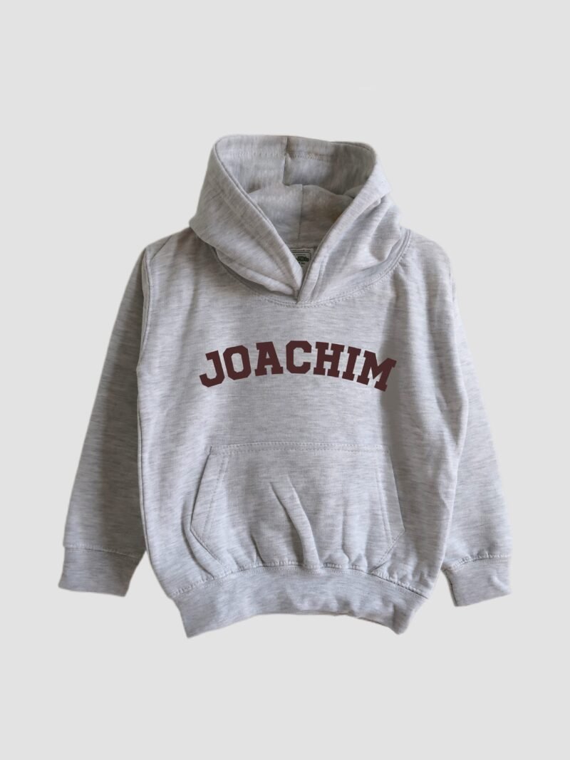 Detská college mikina s vlastným menom dieťaťa