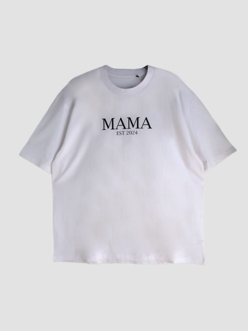 SALE - Oversize unisex tričko MAMA/TATO EST 2024