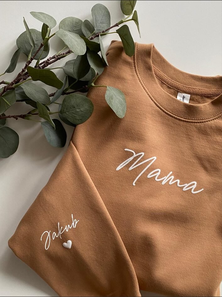 Basic mikina MAMA v 3D efekte