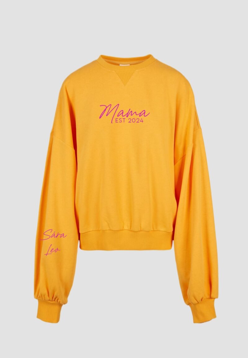 SALE - Oversized mikina Urban Classic | žltá (Veľ. M/L)