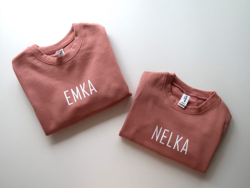 Detská basic mikina s menom