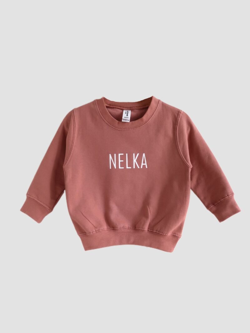 Detská basic mikina s menom