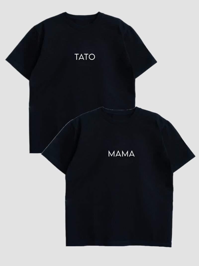 Set unisex tričiek MAMA a TATO