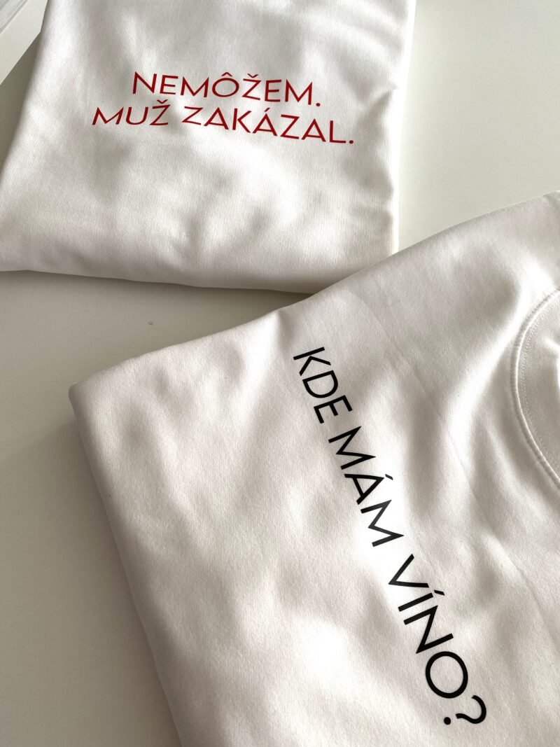 SALE - Basic mikina Nemôžem. Muž zakázal. (Veľ. M)